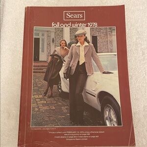 Retro/Vintage Sears 1978 Fall & Winter Catalogue